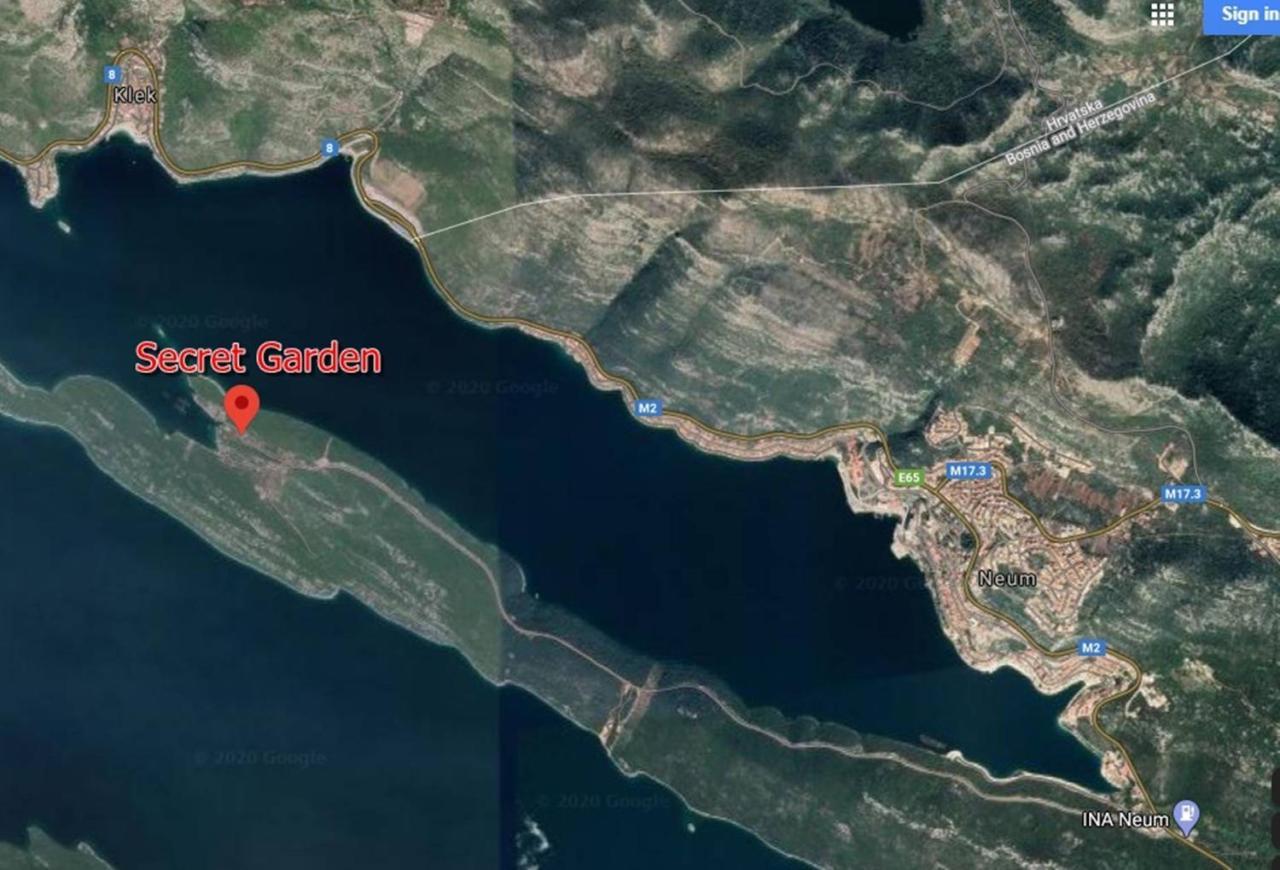 Ferienwohnung Secret Garden Neum Exterior foto